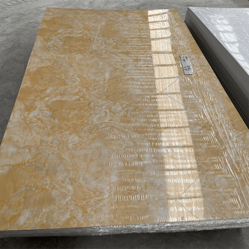 PVC Marble Sheets golden